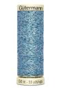Spule Gütermann Metallic Effektgarn in Hellblau, Farbcode 143